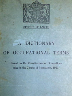 A Dictionary of Occupational Terms